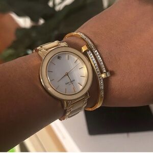 Elegant Gold and Silver Women's Bracelet